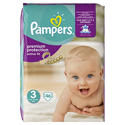 Pampers Active Fit Junior 3 46pieza(s) - Pañal (Universal, Disposable diaper)