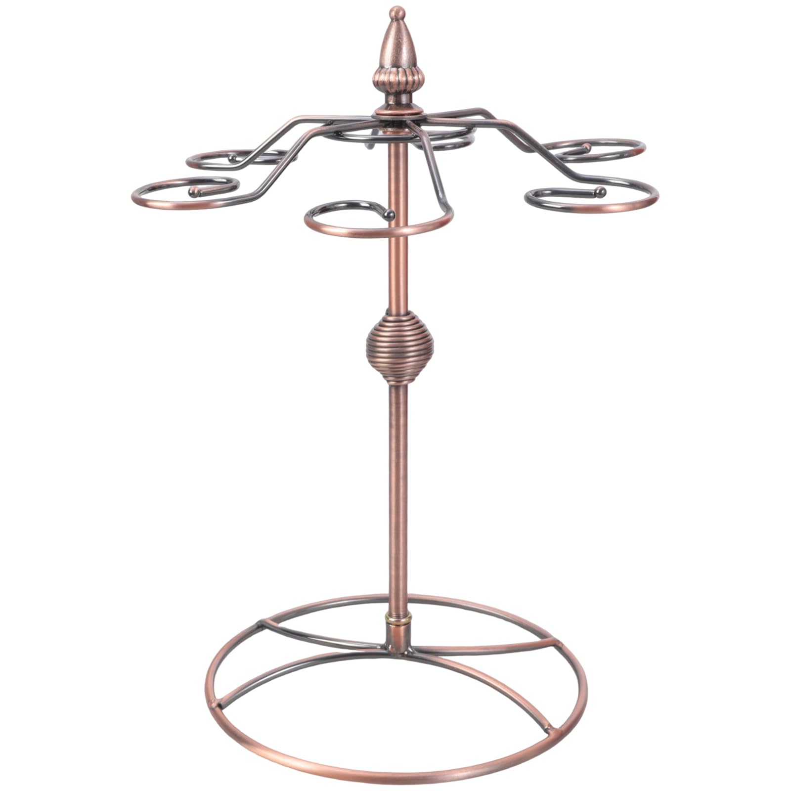 Hsioluted Iron Wire Drinking Glasses Hanger Multifunctional Hanging Glasswares Rack for Wine Enthusiasts Goblet Holder Shelf Hanging Wine Glass Display