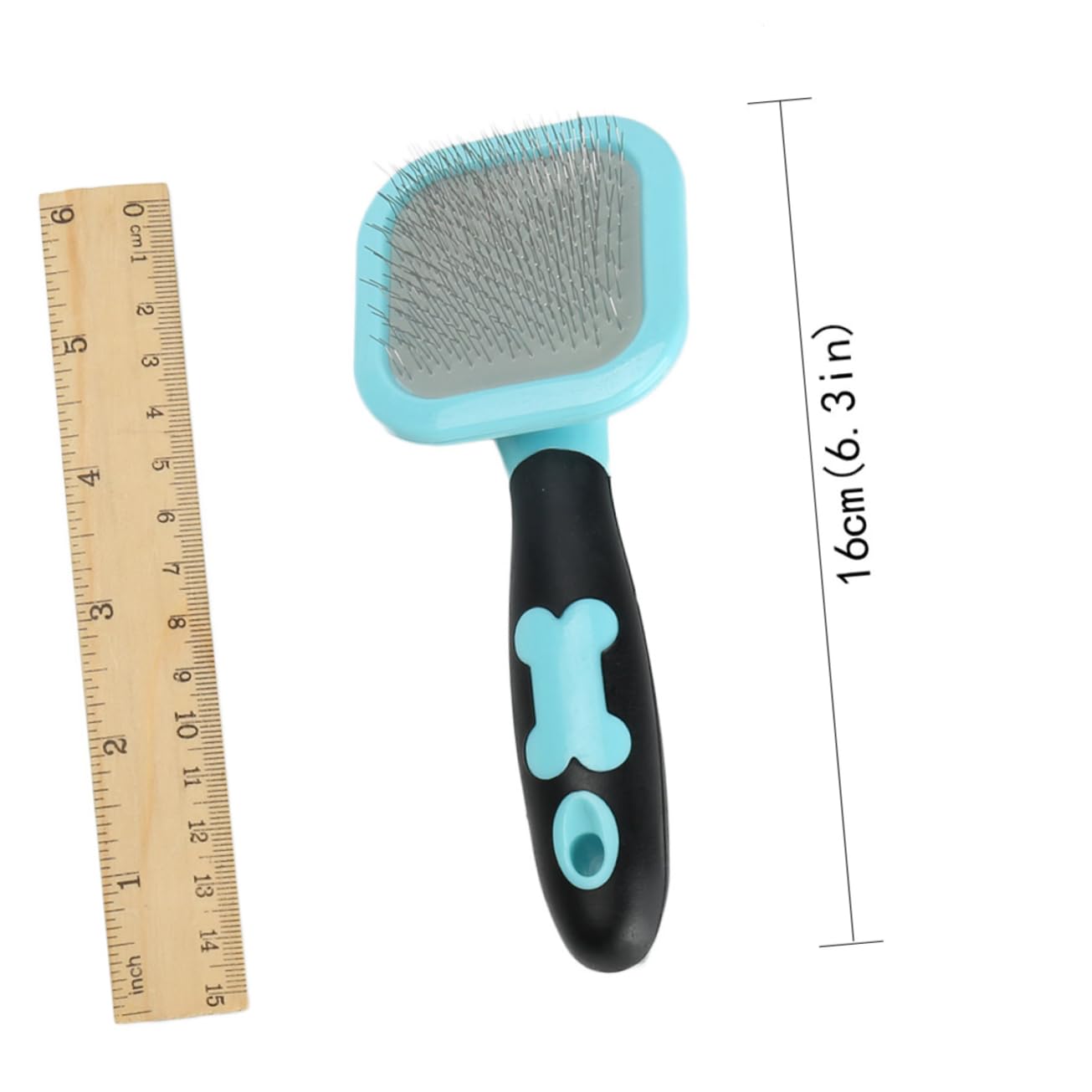 SUPVOX Deshedding Combs for Pets Dog Grooming Tool Pet and Lint Remover Handle