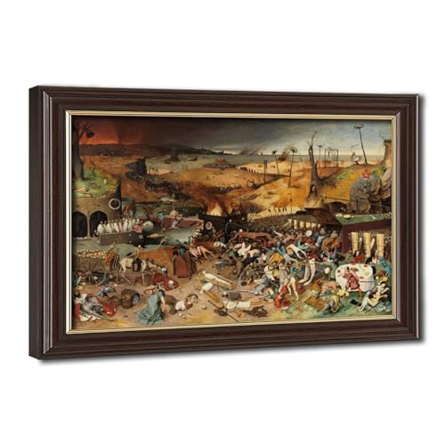 The Triumph of Death Bruegel Décoration Murale Bureau Toile