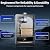 Propane Gas Tankless Water Heater, Indoor Max 4.3 GPM, 100,000 BTU On Demand Instant Hot Water Heater Propane Gas with LED Temperature Control Panel, 1/2" NPT Connector Size, Gray 4.3 P1