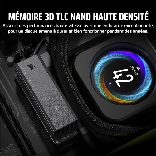 Corsair MP700 PRO SE avec dissipateur actif - vue 7
