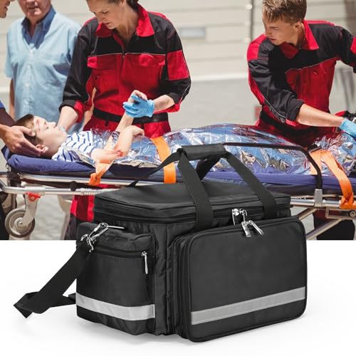 Be-Better Medical Bag Empty Emergency Bag First Responder Bag First Aid Bag Home Health Empty First Aid Storage with Detachable Divider Medical Supplies by Be-Better - Image 6