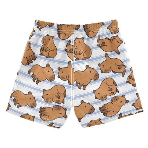 Toddler Boys Swim Trunks Quick Dry Swimming Beach Shorts Mesh Lining Bathing Suit2