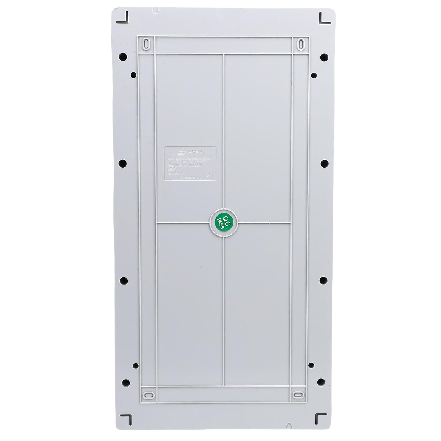 Jeffergarden Circuit Breaker Distribution Box, 8 Way ABS Plastic Rain Proof IP66 Dust Proof Electrical Box with Transparent PC Lid and Push Button Locks, for Indoor Outdoor Hotel Workshop