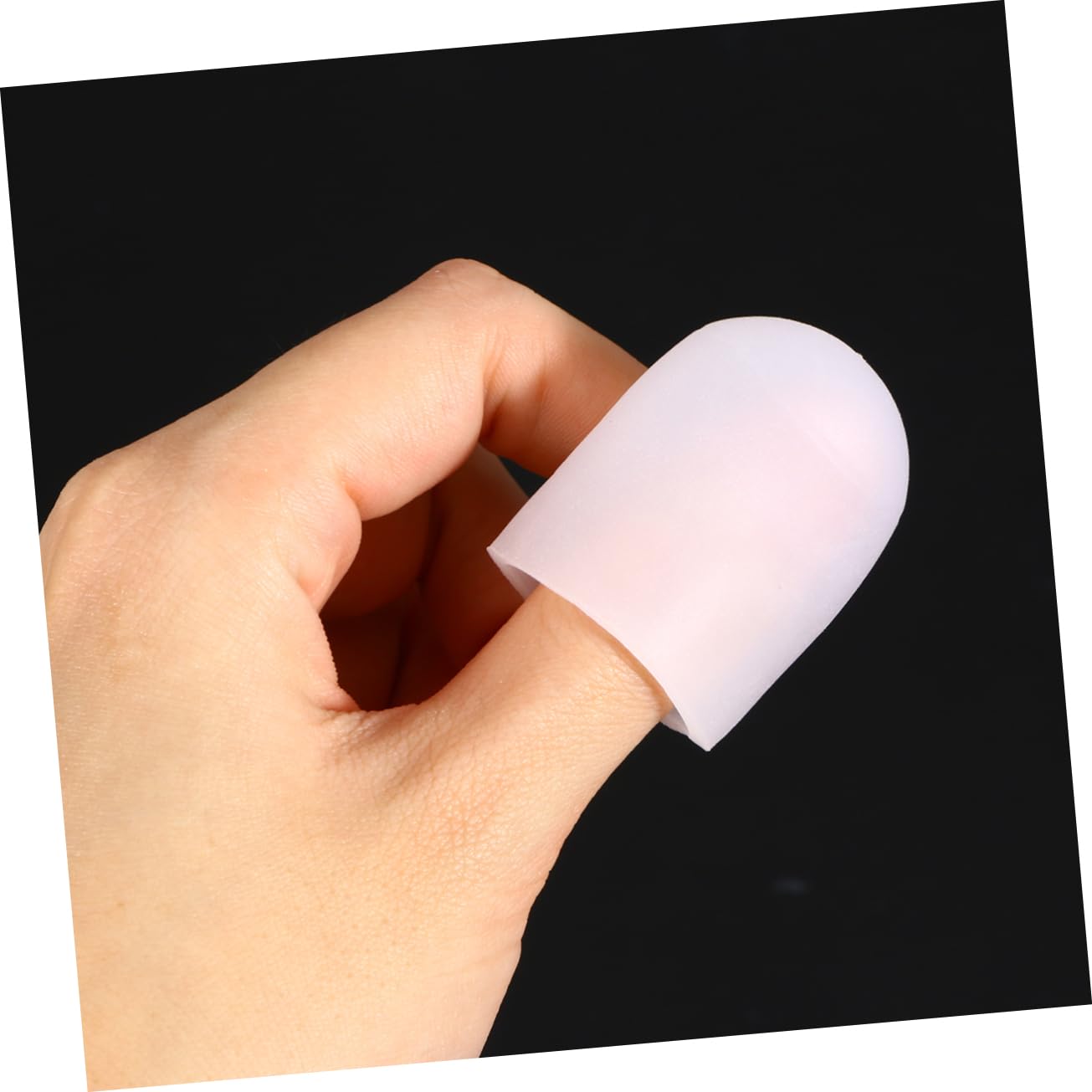 10pcs Protective Finger Cots Silicone Toe Caps Nail Protectors for Toe Corn Blisters Calluses Comfortable Sleeves for Men Women