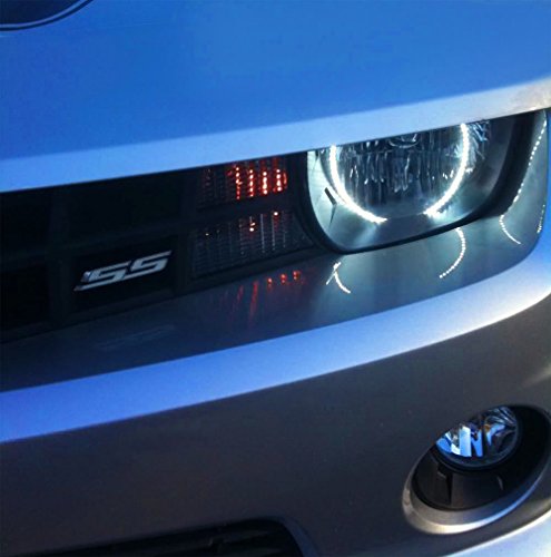Kit LED Halo Ojo Ángel Xenón Blanco Camaro 2010-2015 miniatura 5
