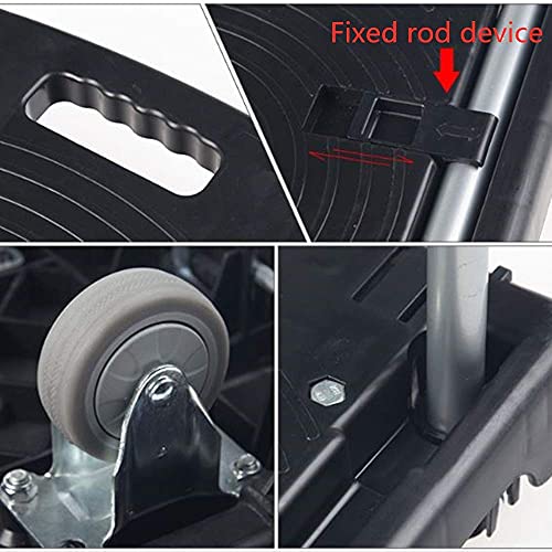 Carretilla plegable multifunción para equipaje y compras miniatura 5