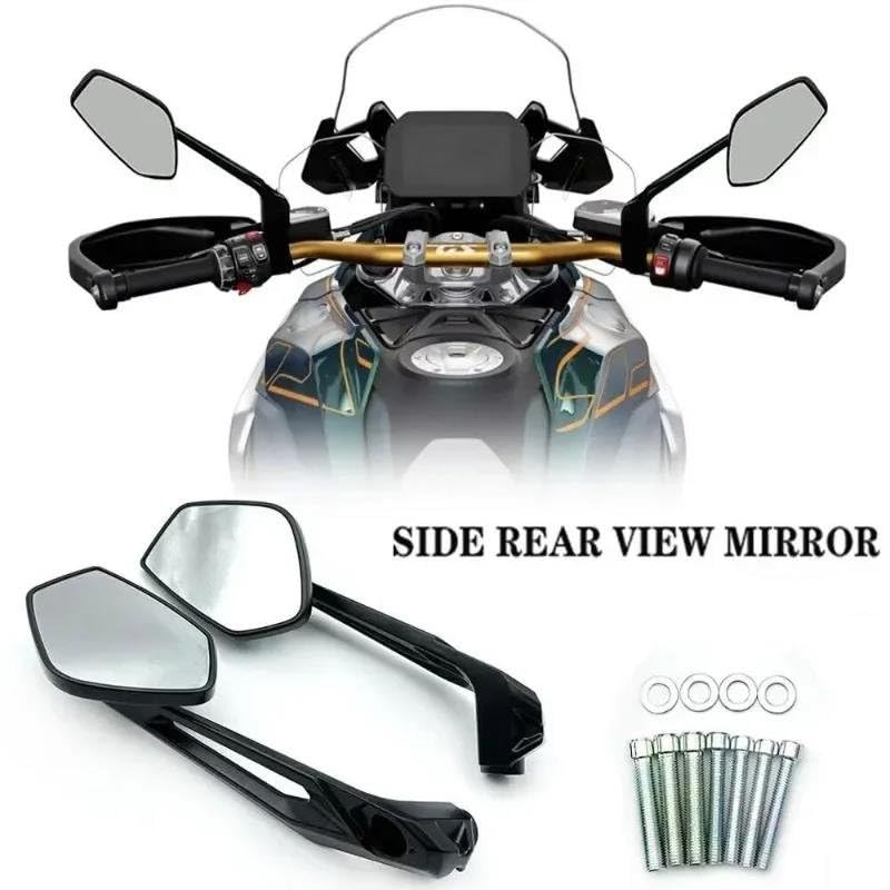 Espejos de moto antirreflejos con visión angular para F850GS 3