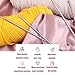 woshilaoDS 35pcs Double Pointed Knitting Needle Sets, 20 cm/7.8 inch Stainless Steel Metal Knitting Needles with Double Ended for Beginner, Sock Knitting Gauge 2 mm/2.5 mm/3 mm/3.5 mm/4 mm/4.5 mm/5 mm