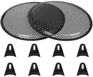 X AUTOHAUX 12 Inch Vehicle Car Speaker Subwoofer Waffle Grill Cover Guard 2pcs