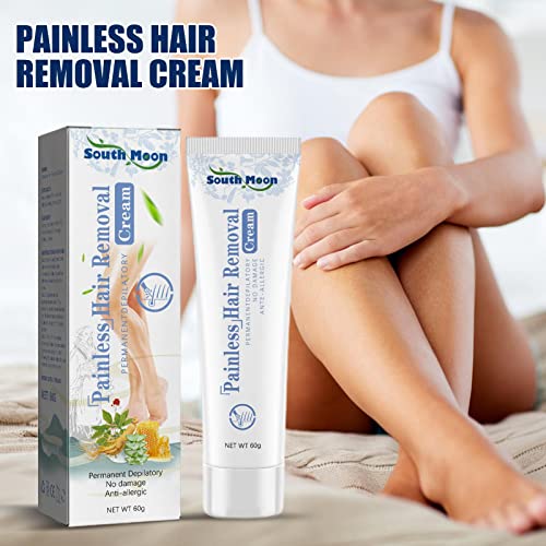 Creme Depilatório Corporal | 60g Creme Depilador Corporal,Fórmula suave Presentes de cuidados de bel