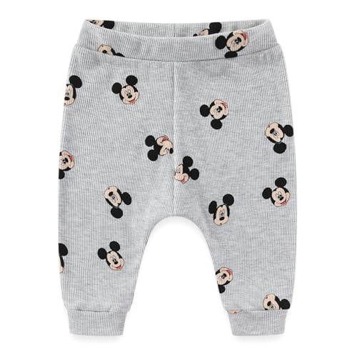 Disney Mickey Mouse Baby Boys Creeper and Pants Set with Bib for Newborn and Infants3