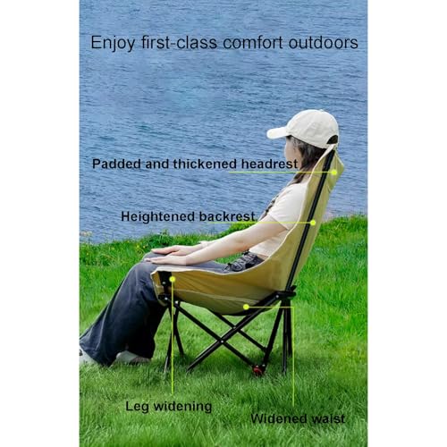 Chaise de camping pliante portable inclinable 3 positions taille L extérieur