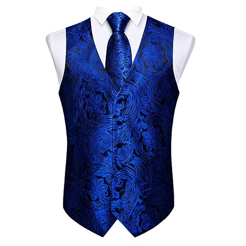 Men's Silk Vests Formal Dress Suit Vest Tie Set For Wedding Satin Burgundy Red Waistcoat Sleeveless Jacket Casual Top