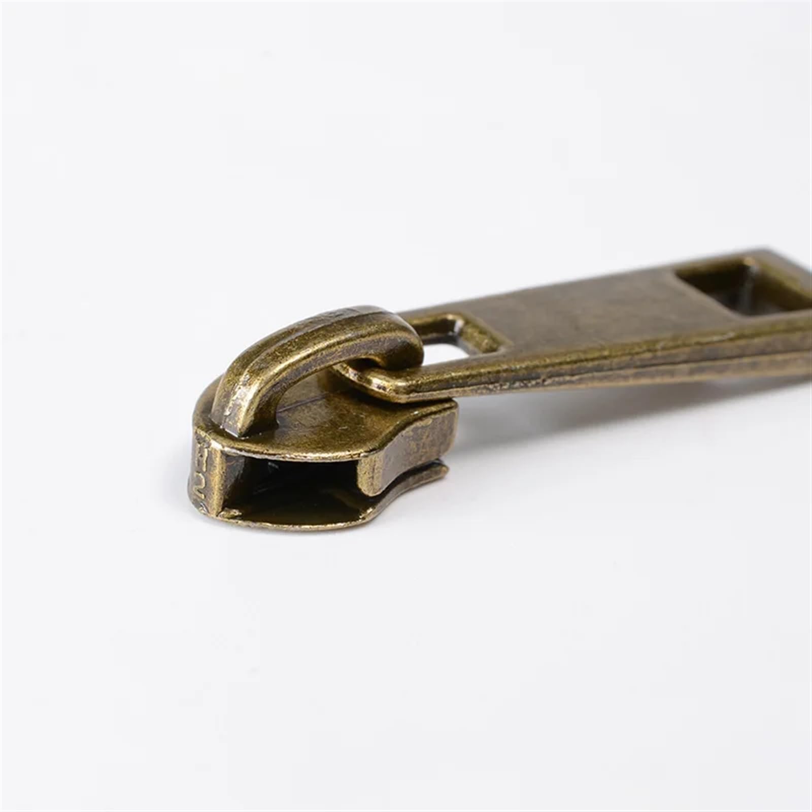 Reemplazo del tirador de cremallera, Tirador de cremallera 10 unids/paquete 5 # tirador de cremallera de Metal cabeza DIY bolsas de ropa reparación reemplazar Kait tirador de cremallera reemplazo(Silv