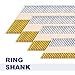 HW HAMWOO 34°Framing Nails,D Head Nail Pack,Hot Dipped Galvanized Paper Tape Strip Nails,Ring Shank,for 30 to 34 Degree Framing Nailer(2