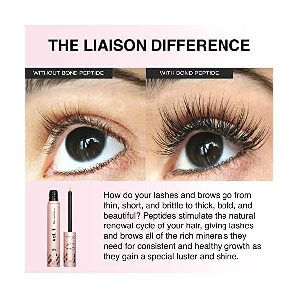 Eyelash Growth Serum (3ML) Premium Lash Serum for Eyelash Growth Thickness, Stronger, Healthier Lashes - Eye Lash Serum Growth - Vegan & Cruelty Free - Lash Growth Serum - 2 Month Supply - USA