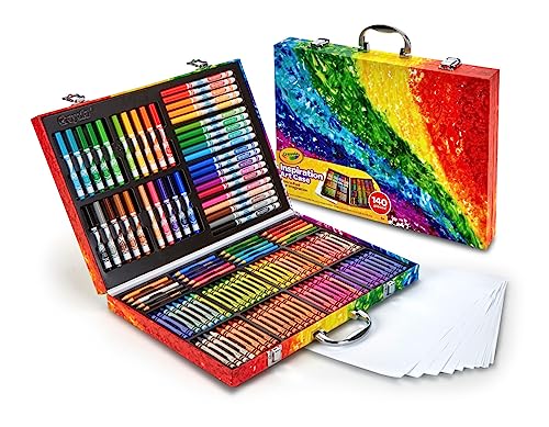 Crayola Inspiration Art Case Coloring Set - Rainbow (140ct), Art Kit For Kids, Back to School Supplies, Toys for Girls & Boys [Amazon Exclusive] #1