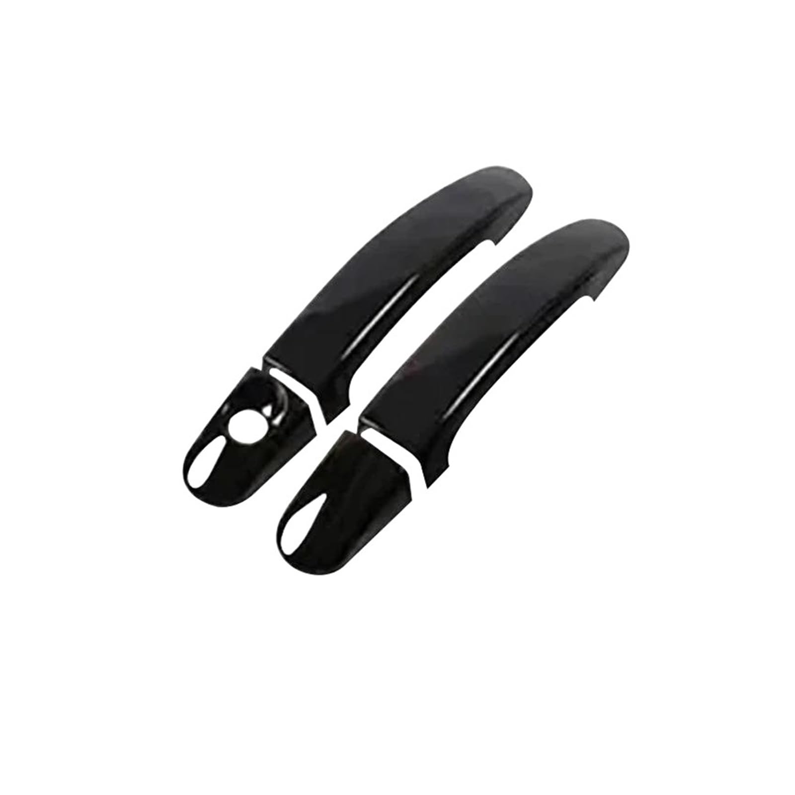 Cavinbdz 4Pcs Black Car Exterior Door Handle Sticker Trims Protection For Vauxhall For Opel For Corsa D S07 2006~2014 (4Pcs Black)