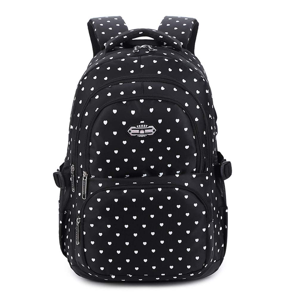mochila, Mochila ligera for mujer, mochila escolar(Black)