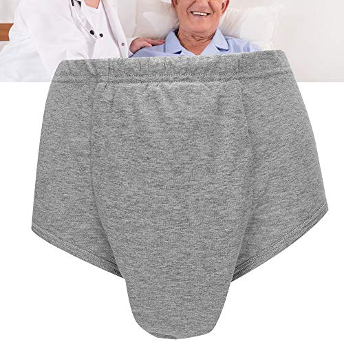 Image of Adult Cloth Diaper Nappy, Adult Urine Pad Pants Diapers,Incontinence Care Panties Reusable Washable Underwear for Elderly Pregnant Women (XXL)