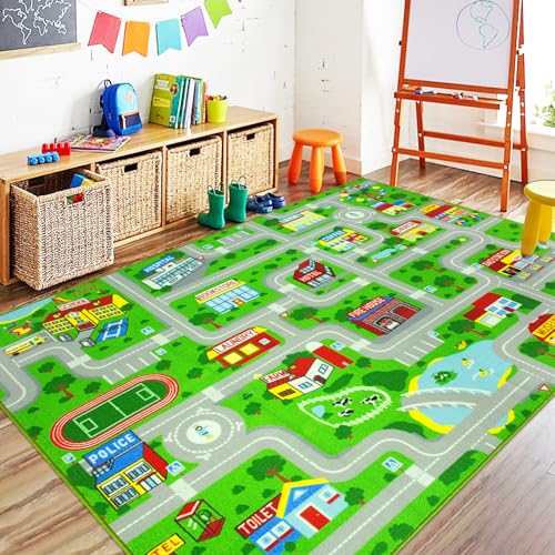 Capslpad City Road Play Rug