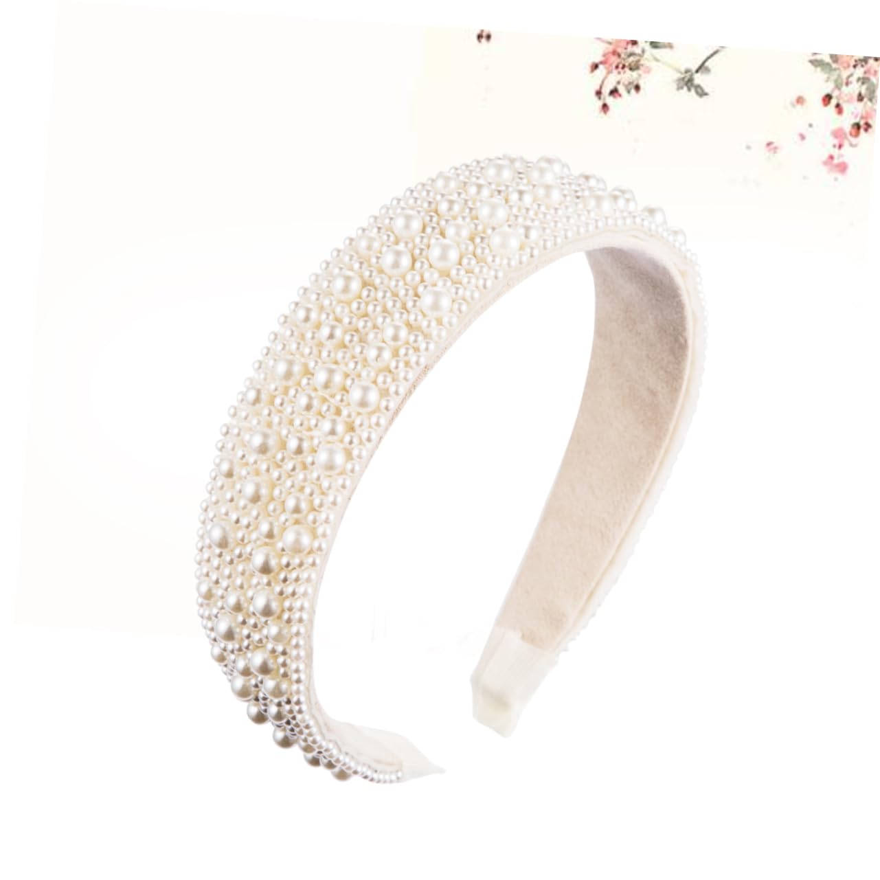 Housoutil 3pezzi Cerchietto Elegante Perle Artificiali Per Donna Accessorio Chic Per Occasioni Speciali e Feste