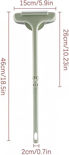 Miniatura 2 de Limpiador de pantalla de malla - Cepillo limpiador de ventanas 2 en 1, raspador de limpieza de vidrio, equipo de lavado de cepillo de pantalla de