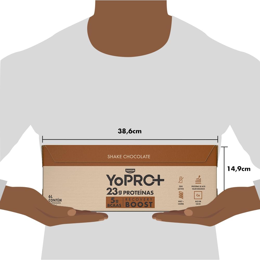 Pack YoPRO Bebida Láctea UHT Chocolate 23g de Proteínas 250ml - 24 Unidades