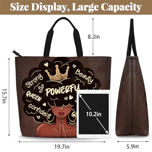 Bolso Tote Afroamericano Negro Mujer miniatura 3