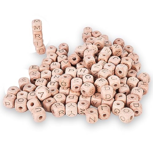 26-teiliges Holzbuchstaben Set - Unbehandelte DIY Buchstaben Für Deko & Basteln