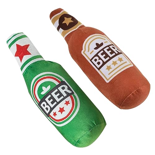 VARKAGE 2er Set Hundespielzeug Zigaretten - Plüsch Quietschspielzeug Für Kleine & Große Hunde