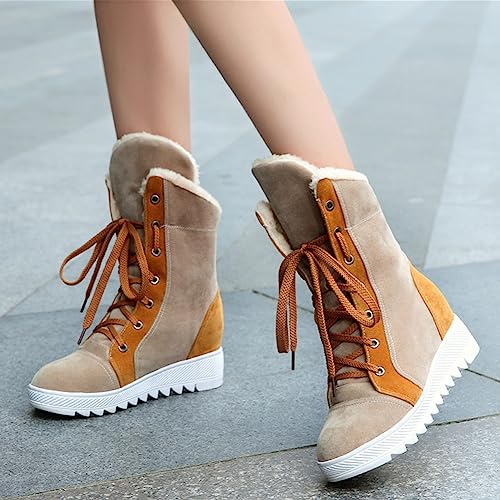 Bottes de neige étanche et chaude avec semelle combat crantée - 3