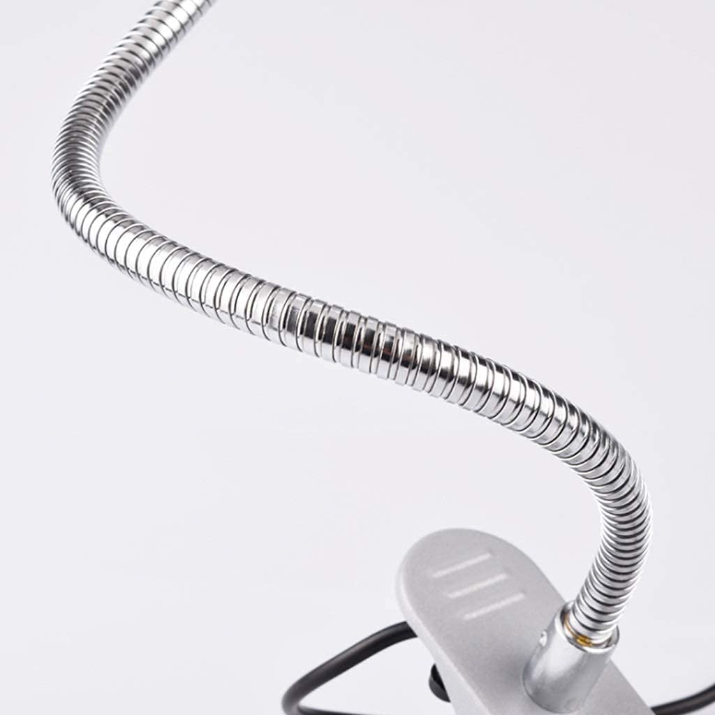 Lámpara Escritorio Luces De Lectura 360 ° Flexible Cuello Cisne Led Abrazadera Libro Luz Alimentada por USB Protección Ocular Lámpara Escritorio para Libros En Casa Protección Ocular