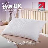 Slumberdown Pillows 2 Pack Hotel Quality – Firm, Plump Hypoallergenic Pillows for Back & Side Sleepers, Sleep Better. Feel Better - Image 7