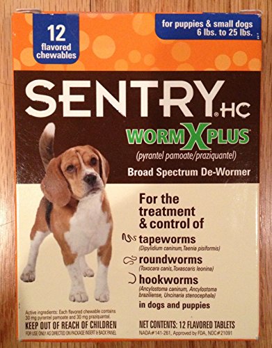 sentry worm x plus 7 way dewormer small dogs