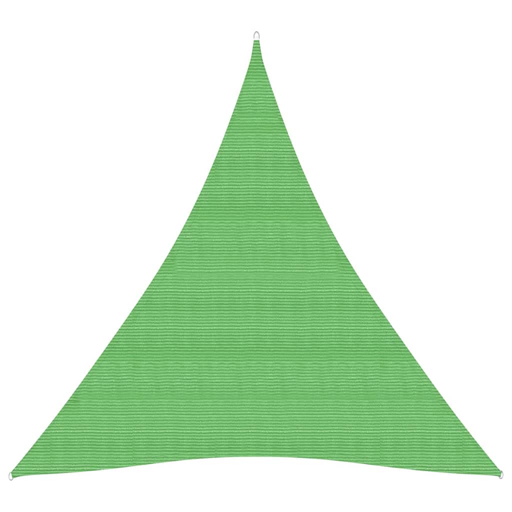 Voile d'ombrage triangulaire en polyéthylène haute densité robuste 160 g/m²