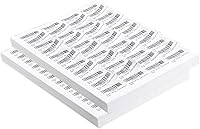 Vista 2 de Yaxa FBA Label (100 Sheets,4400 Labels) 44-up Labels 48.5x25.4 mm on A4 White Self Adhesive Shipping Mailing Stickers for Laser/Inkjet 44 Labels