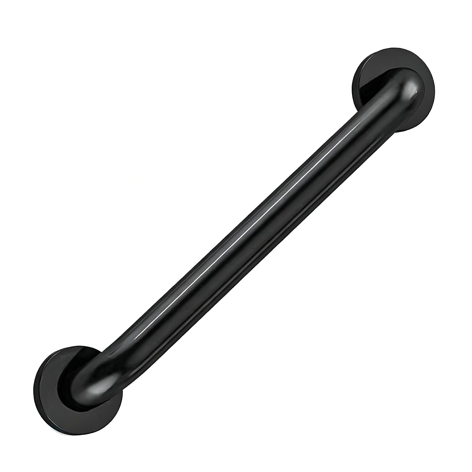 Fkxsxaz Black Shower Safety Grab Handle, Bars For Bathroom, 304 Stainless Steel Non-Slip Handle Handicap, Heavy Duty Bathroom Handrail(50Cm/20In)