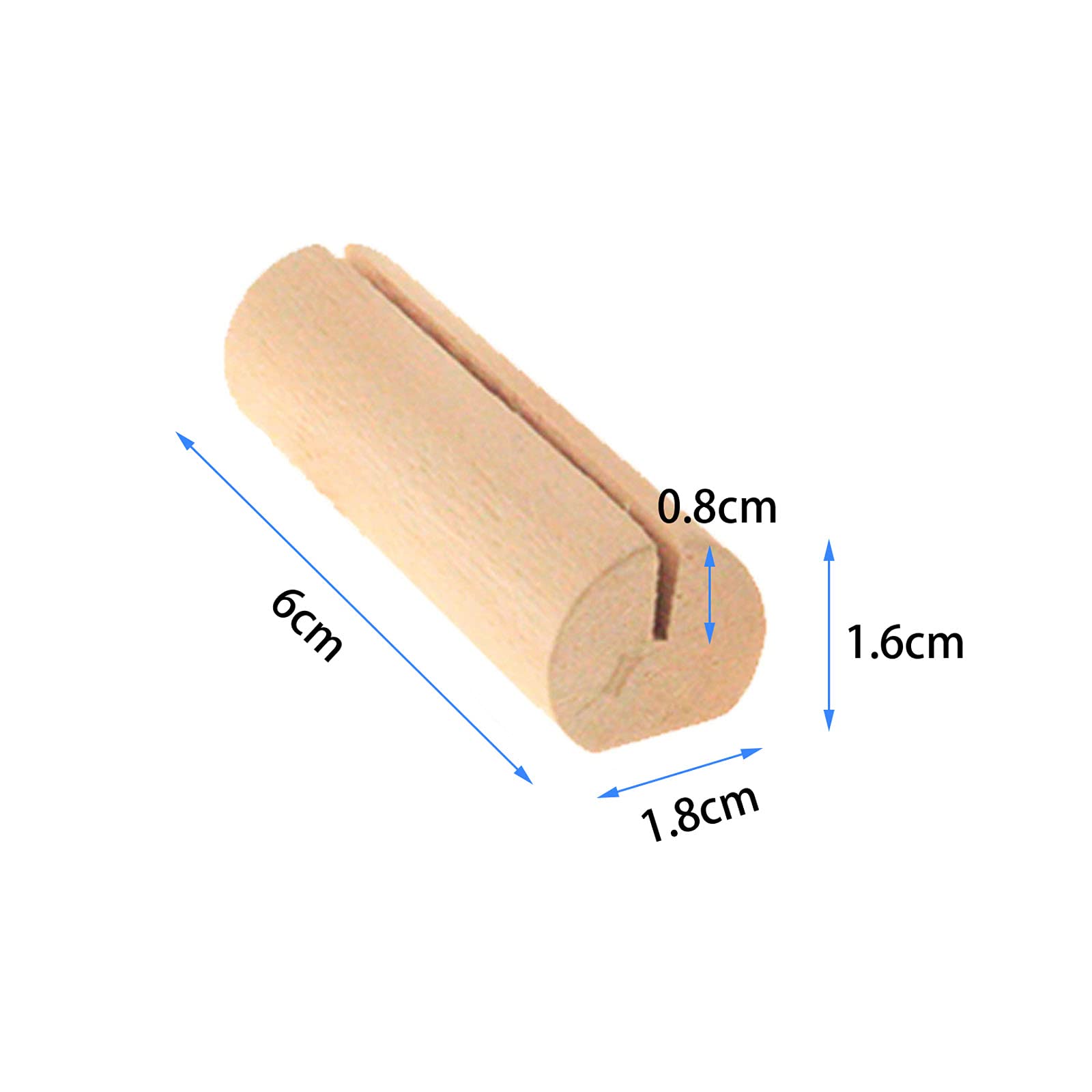 Lot De 20 Porte-cartes En Bois Demi-cercle Avec 20 Cartes Vierges - Pour Mariage, Anniversaire, Noël, Décoration De Table - 11