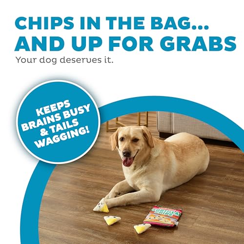 Image of Outward Hound Snack Bag Tortilla Chips Puzzle Squeaky Dog Toys