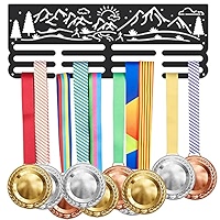 SUPERDANT Porte-médailles En Acier Robuste Avec 12 Lignes