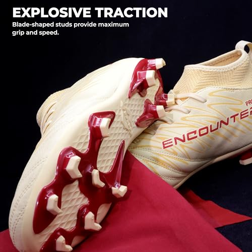 Image of Nivia Pro Encounter 10.0 Football Stud for Men /Comfortable and Lightweight /Sports Shoe