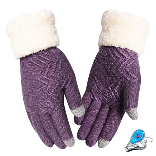Evita manos frías con guantes de invierno para mujer KXF térmicos