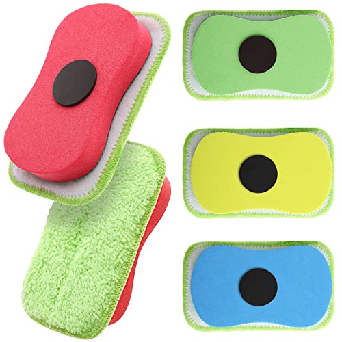 Prasacco 4 Stück Magnetischer Whiteboard Radierer