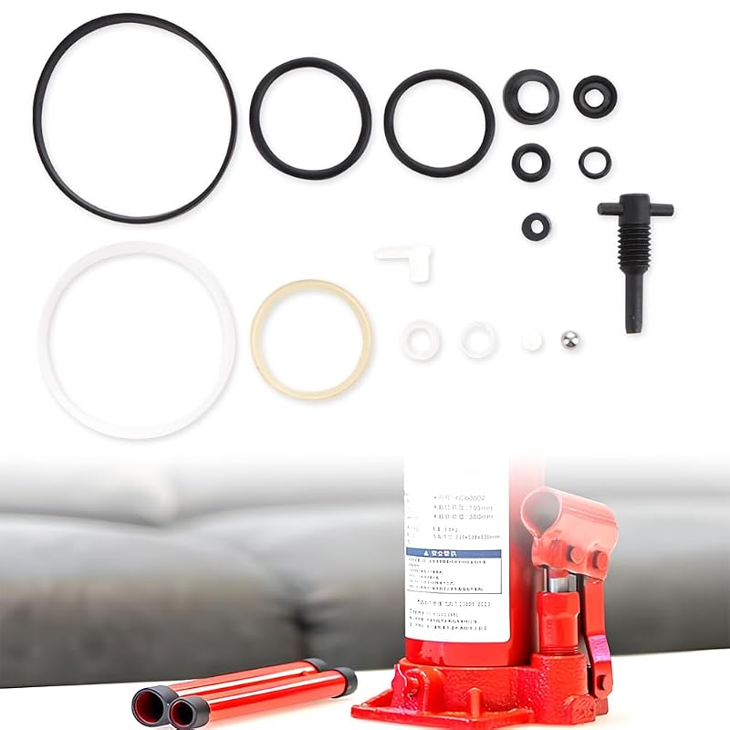 Kit de Reparo de Vedação para Macaco Hidráulico Vertical de 5 Toneladas LIUZONGIN FJKL067 com 16 Peças