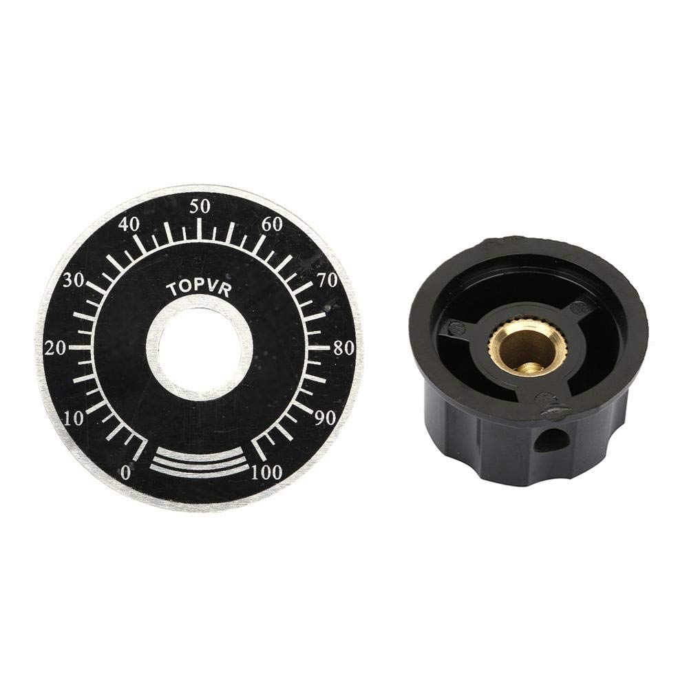 Potentiometer Knob, Potentiometer Scale Plate, Durable Digital Dial