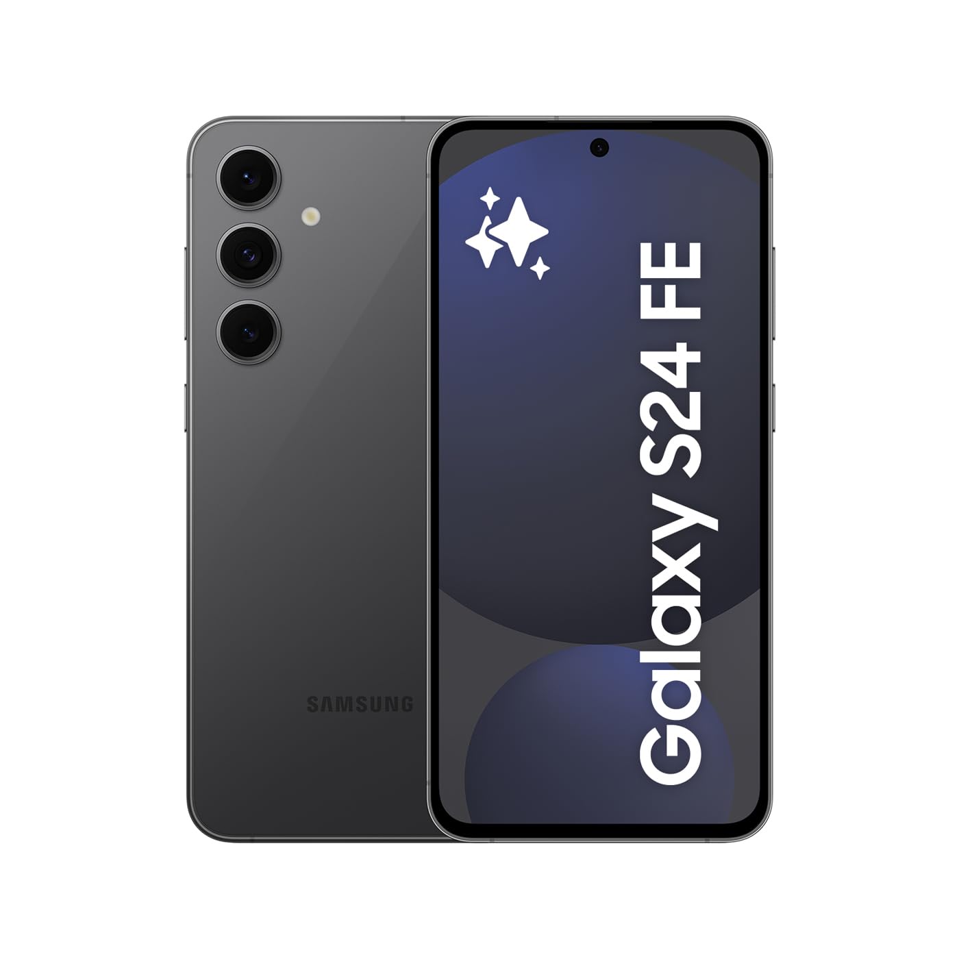 SamsungGalaxy S24 FE, AI Smartphone, Android, 8GB RAM, 256GB Storage, 50MP Camera, Long Battery Life, Unlocked, Graphite, 3 Year Samsung Extended Warranty (UK Version)Energy Label