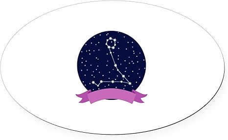 CafePress Constellation Pisces Euro Oval Car Bumper Magnet